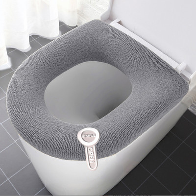 Univerzalna navlaka za WC sjedalo Jastuk za kupaonsku WC školjku Mekana topla jastučić za WC sjedalo Dodaci za kupaonski WC