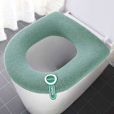 Univerzalna navlaka za WC sjedalo Jastuk za kupaonsku WC školjku Mekana topla jastučić za WC sjedalo Dodaci za kupaonski WC