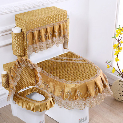 Fyjafon 3gab tualetes sēdekļa pārvalks ar glabāšanas somu haki zaļš mētelis tualetes futrālis silts Closestool sēdekļa pārklājs mazgājams mīksts paklājiņš