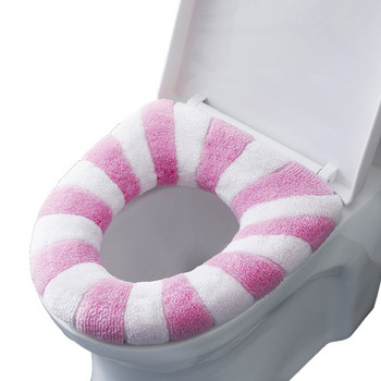 За домашен декор Closestool Mat Калъф за седалка Аксесоари за капака на капака на тоалетната Чиния Универсален мек, топъл миещ се комплект постелки за покриване на тоалетна седалка