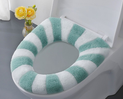 Mājas dekorēšanai Closestool Mat Set Case Tualetes vāka pārsega piederumi Universāls Mīksts, Silti mazgājams Tualetes sēdekļa pārklāja Paklājiņu komplekts