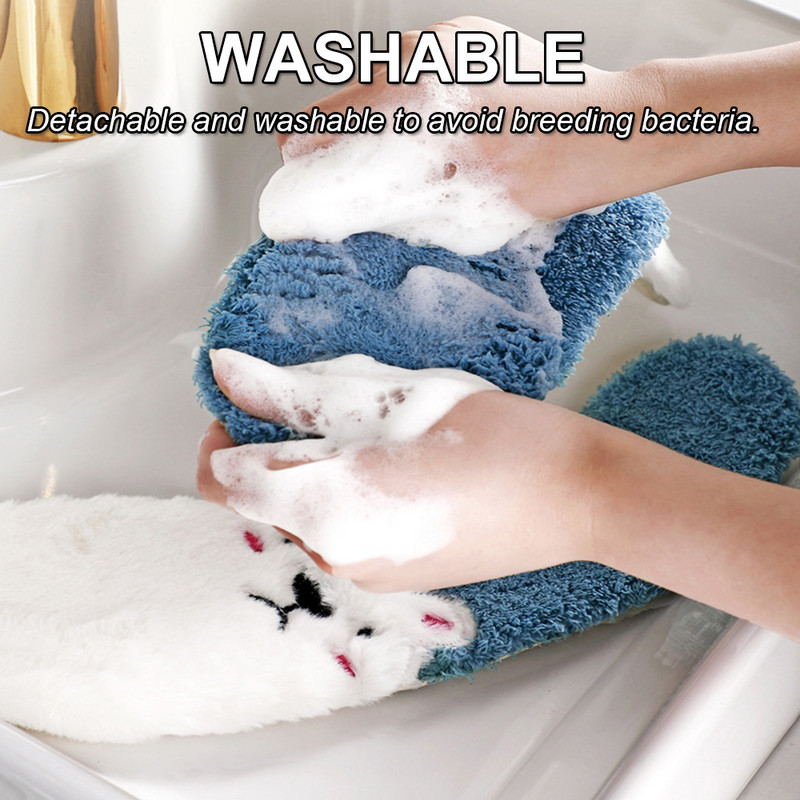 Ziemas biezināts tualetes sēdekļa pārklājs atkārtoti lietojams mīksts, silts kažokādas plīša tualetes paliktņa spilvens, universāls tualetes pods Closestool Mat Vannas istabas daļas