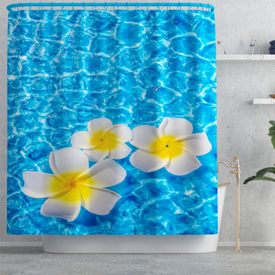 3D ispis Kupaonski tepih Tepih Kućni dekor Prostirka za kupaonicu i vodootporni set zastora za tuširanje Memorijska pjena Navlaka za WC školjku Podmetač za noge