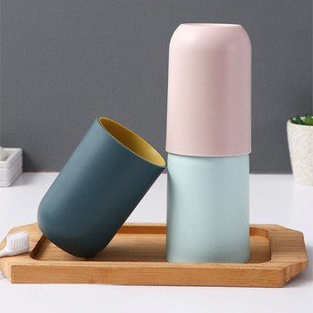 Πλαστικό φλιτζάνι τσαγιού Nordic Style Απλό και δημιουργικό σκανδιναβικό χρώμα στρογγυλό φλιτζάνι νερού Οικιακό πλαστικό κύπελλο στοματικό διάλυμα