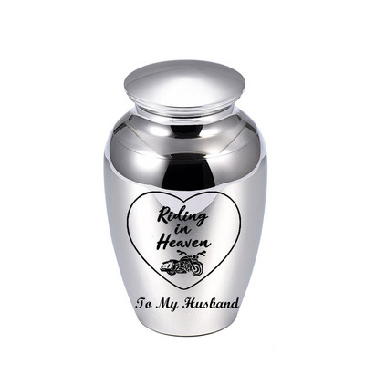 Kremācijas piemiņas urnas cilvēku pelniem Mini kremācijas urna Mazas apbedīšanas urnas pelniem Alumīnija sakausējuma kremācijas bēru urna