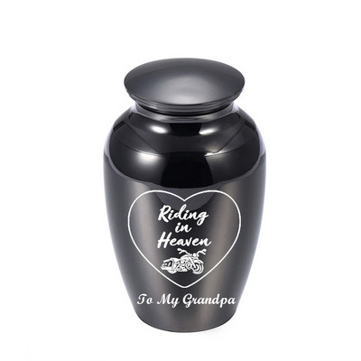 Kremācijas piemiņas urnas cilvēku pelniem Mini kremācijas urna Mazas apbedīšanas urnas pelniem Alumīnija sakausējuma kremācijas bēru urna