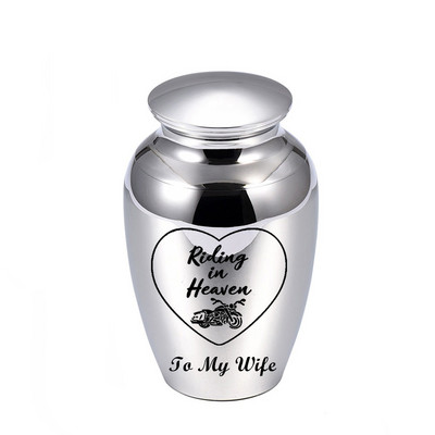 Kremācijas piemiņas urnas cilvēku pelniem Mini kremācijas urna Mazas apbedīšanas urnas pelniem Alumīnija sakausējuma kremācijas bēru urna