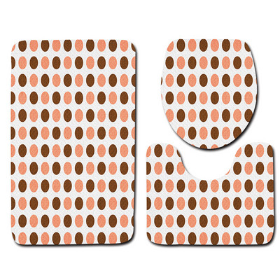 Geometrijska prostirka za kupaonicu Neklizajući kupaonski tepih WC podna prostirka od mikrovlakana Kupaonske prostirke za kupaonicu Kupaonski toaletni tepih