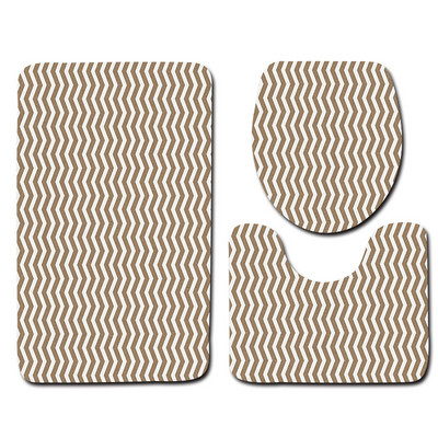 Geometrijska prostirka za kupaonicu Neklizajući kupaonski tepih WC podna prostirka od mikrovlakana Kupaonske prostirke za kupaonicu Kupaonski toaletni tepih