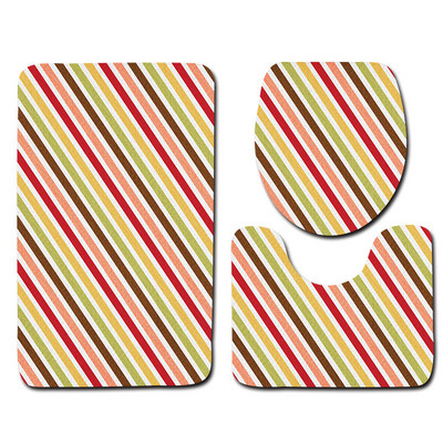 Geometrijska prostirka za kupaonicu Neklizajući kupaonski tepih WC podna prostirka od mikrovlakana Kupaonske prostirke za kupaonicu Kupaonski toaletni tepih