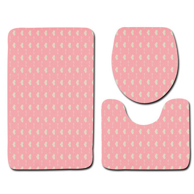 Geometrijska prostirka za kupaonicu Neklizajući kupaonski tepih WC podna prostirka od mikrovlakana Kupaonske prostirke za kupaonicu Kupaonski toaletni tepih