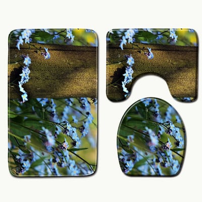 Podna prostirka za tuširanje Zeegle s otisnutim cvjetnim uzorkom Neklizajuća prostirka za kupanje Tepih za upijanje vode Kupaonska prostirka periva mekana prostirka za tuširanje