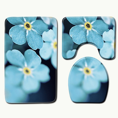 Podna prostirka za tuširanje Zeegle s otisnutim cvjetnim uzorkom Neklizajuća prostirka za kupanje Tepih za upijanje vode Kupaonska prostirka periva mekana prostirka za tuširanje