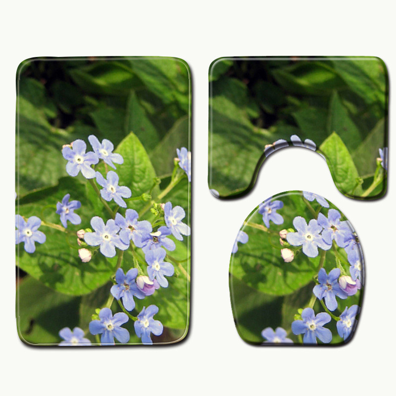 Podna prostirka za tuširanje Zeegle s otisnutim cvjetnim uzorkom Neklizajuća prostirka za kupanje Tepih za upijanje vode Kupaonska prostirka periva mekana prostirka za tuširanje