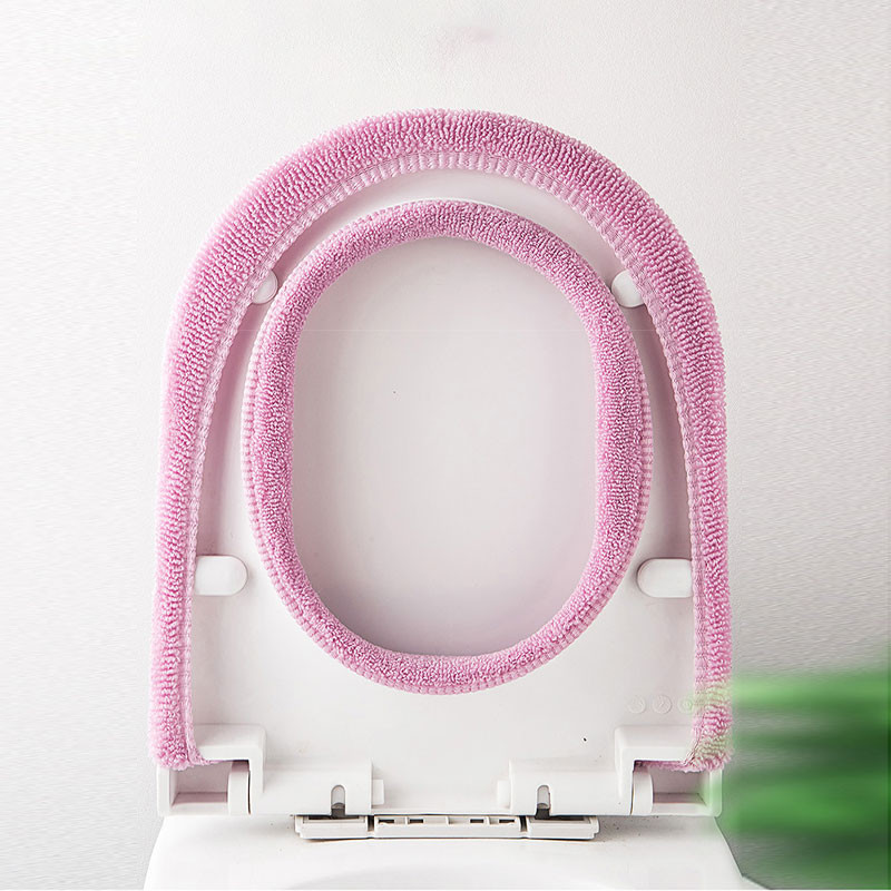 Tualetes sēdekļa pārklājs paklājs Vannas istabas tualetes paliktņa spilvens ziemas siltāks biezāks, mīksts mazgājams, aizvērts rīks, universāli sildītāja piederumi