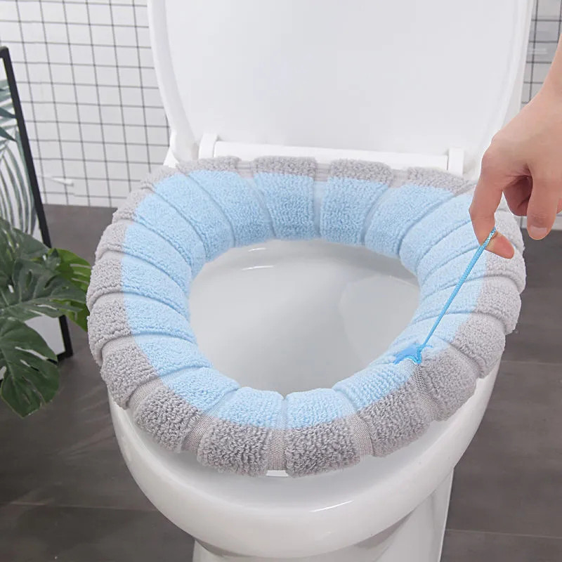 Tualetes sēdekļa pārklāja paklājiņš Vannas istabas tualetes paliktņa spilvens ar rokturi, biezāks, atkārtoti lietojams, skapja sildītājs Piederumi Sadzīves preces