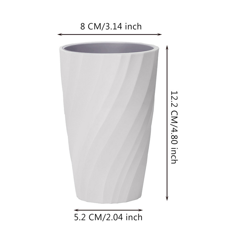 Zobu birstes krūze Divslāņu vītņots mutes skalojamā līdzekļa krūze Vannas istabas krūze zobu birstēm Tīrīšanas krūze bērniem Pāri ģimene