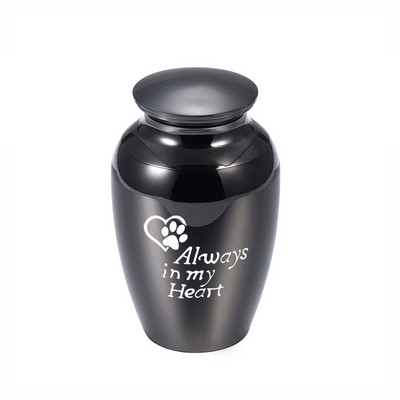 Pet Paw Always in My Heart Ljudski pepeo za kućne ljubimce Spomenici Kremiranje uspomena Mini kovčeg s urnom Pogrebni pas Spremnik za mačke