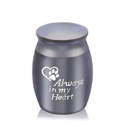 Pet Paw Always in My Heart Ljudski pepeo za kućne ljubimce Spomenici Kremiranje uspomena Mini kovčeg s urnom Pogrebni pas Spremnik za mačke