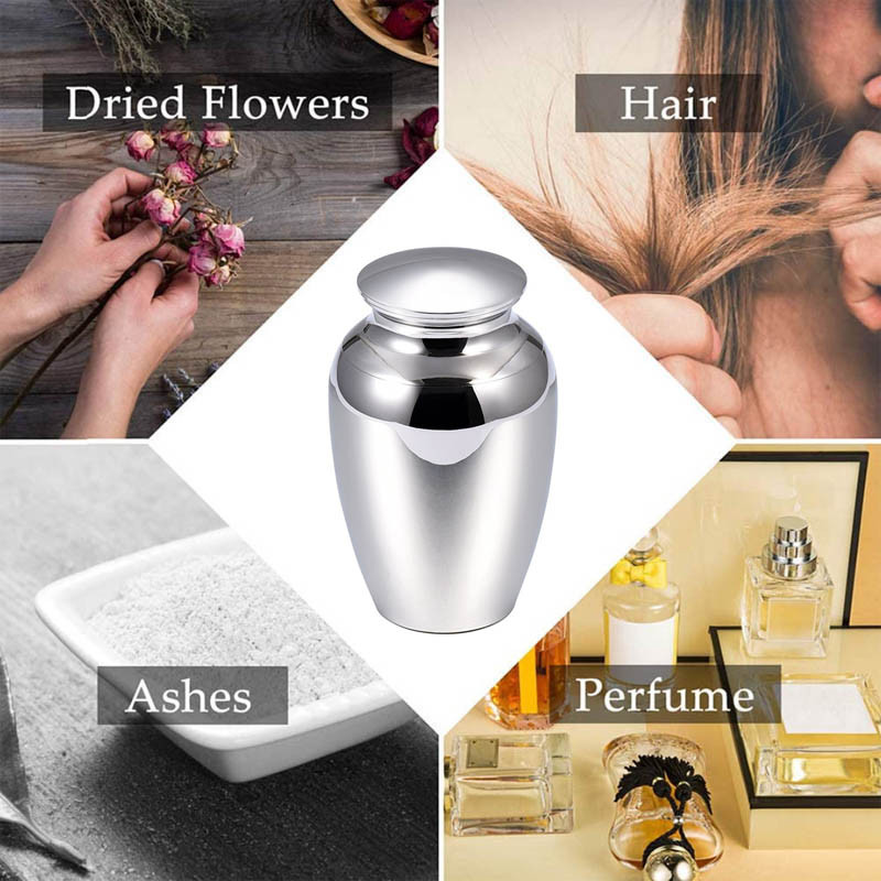 Mūžam atcerēta klasiska un skaista tauriņzila pieaugušo kremācijas urna cilvēku pelniem - eleganta augstas kvalitātes maza urna