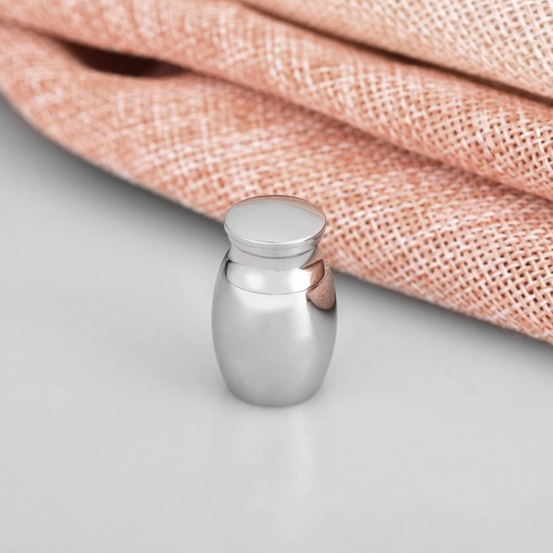 Mājdzīvnieku ķepu kremēšana, alumīnija sakausējuma piemiņas urna mīļajam kaķim, suņa pelniem, piemiņas mini urnas rotaslietas