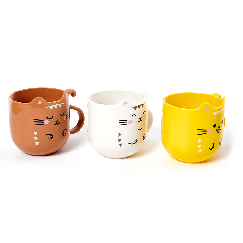 Slatka mačka Šalica za ispiranje usta Čašica za četkicu za zube Kućna putovanja Crtić Zadebljana čašica za pranje