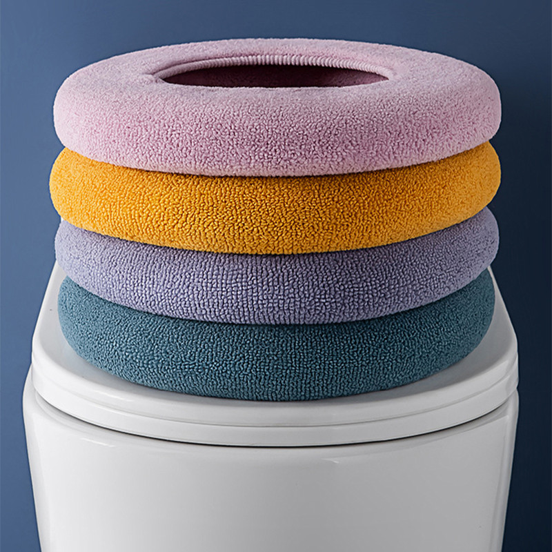 Periva navlaka za WC školjku Zimski kupaonski dodaci Univerzalna navlaka za poklopac WC školjke s ručkom Deblja kadica Stolica Grijač