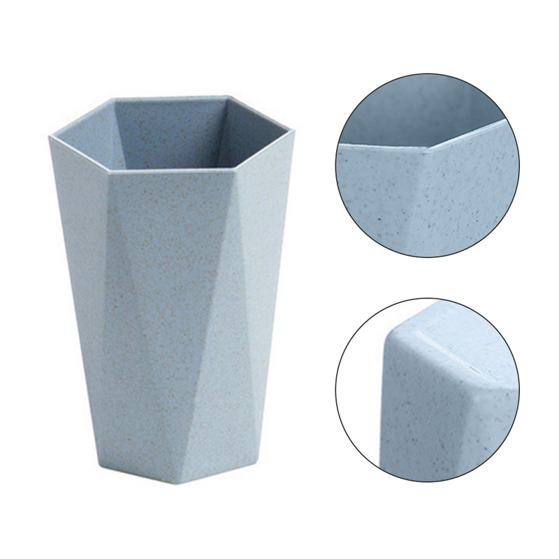 Šiaurės šalių kviečių šiaudų dantų valymo puodelis Pora Gargle Cup Namų kelionių reikmenys Geriamojo vandens šepetėlio dantų plovimo puodelis