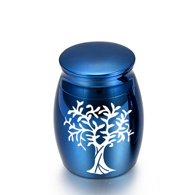 Mini kremācijas urnas piemiņas rotaslietas alumīnija sakausējuma urnas burka bēru memoriāls urna urna piemiņa Necaurlaidīga maza urna