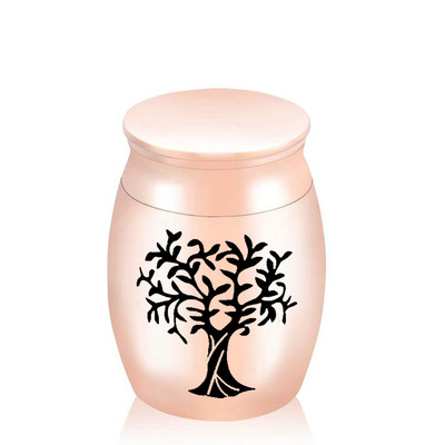 Mini kremācijas urnas piemiņas rotaslietas alumīnija sakausējuma urnas burka bēru memoriāls urna urna piemiņa Necaurlaidīga maza urna