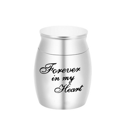 Zauvijek u mom srcu - crne/ružičasto zlatne/plave/zlatne/srebrne urne za kremiranje kućnih ljubimaca Metalna urna od aluminijske legure pepela Uspomena na ljudske kućne ljubimce