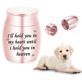 Mazas urnas pelniem Mini kremācijas urna cilvēku pelniem Alumīnija sakausējuma urna bēru pelnu turētājs-ar samta maisiņu