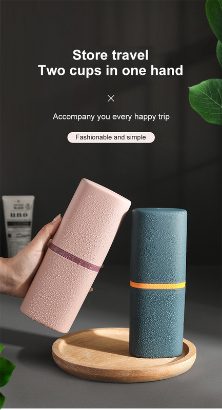 Kutija Kutija za pohranu paste za zube Spremnik Držač četkice Prijenosni držač paste za zube Šalica za četkicu Kupaonski pribor Plastika