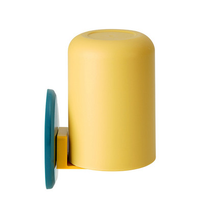 Jednostavan držač četkice za zube bez bušenja Čaša za grgljanje Čaša za zube Zidni set čaša za pranje u domaćinstvu Kutija za odlaganje držača četkice za zube