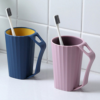 Креативни чаши за измиване на устата Пластмасова поставка за четка за зъби за дома