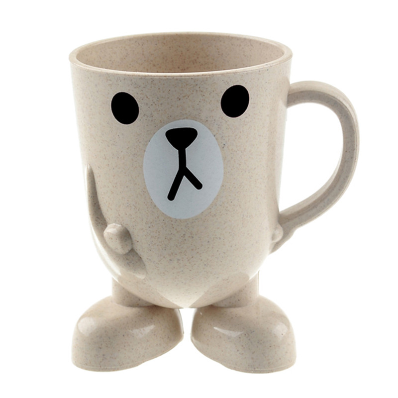 Šalica za četkicu za zube od pšenične slame Slatka kupaonska čaša za ispiranje usta Prijenosna šalica za držač četkice za zube za kućanstvo