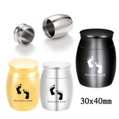 Mūžīgi mīlēts- Kremācijas urna Piemiņas kāju raksta pelnu turētājs, lai pieminētu mīļoto cilvēku- Personalizēta pielāgošana