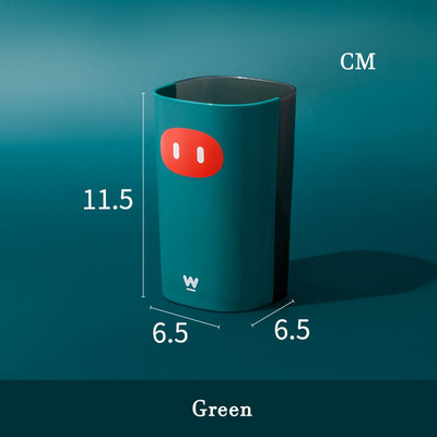 Karikatūra Cūkas zobu pastas zobu birstes turētājs Vannas istabas piederumi Pārnēsājami ceļojumu zobu birstes vāka krūze krāsaina zobu birstes kauss