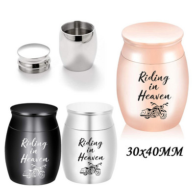 Rose Urn Small Cremation Eepsake Small Urns for Ashes Μίνι τεφροδόχος από κράμα αλουμινίου Urn για στάχτες-πάντα στην καρδιά μου