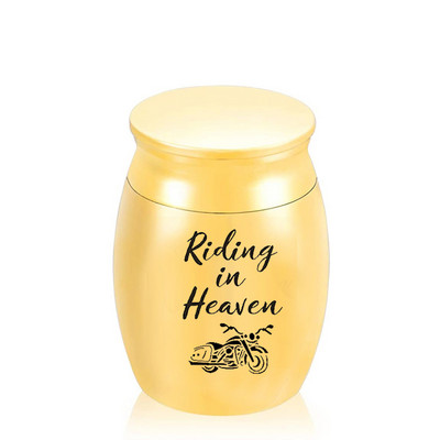 Rožu urna Mazā kremācijas piemiņa Mazās urnas pelniem Mini alumīnija sakausējuma urna Apbedīšanas urna pelniem - vienmēr manā sirdī