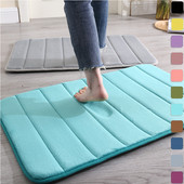 Vannas paklājs Vannas istabas paklājs Ūdens absorbcijas paklājs Shaggy Memory Foam vannas istabas paklājiņš Virtuves grīda Vannas istabas paklāji un paklājiņu komplekts dušas paklājiņš