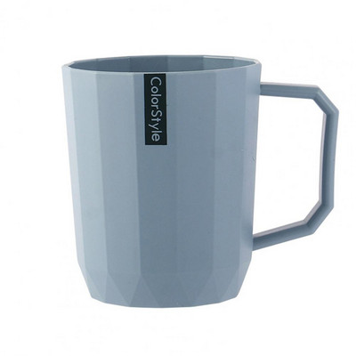 Izturīga zobu birstes krūze Smooth Edge zobu birstes krūze ar rokturi Ūdens uzglabāšanai Liela atverama zobu birste Zobu pastas krūze