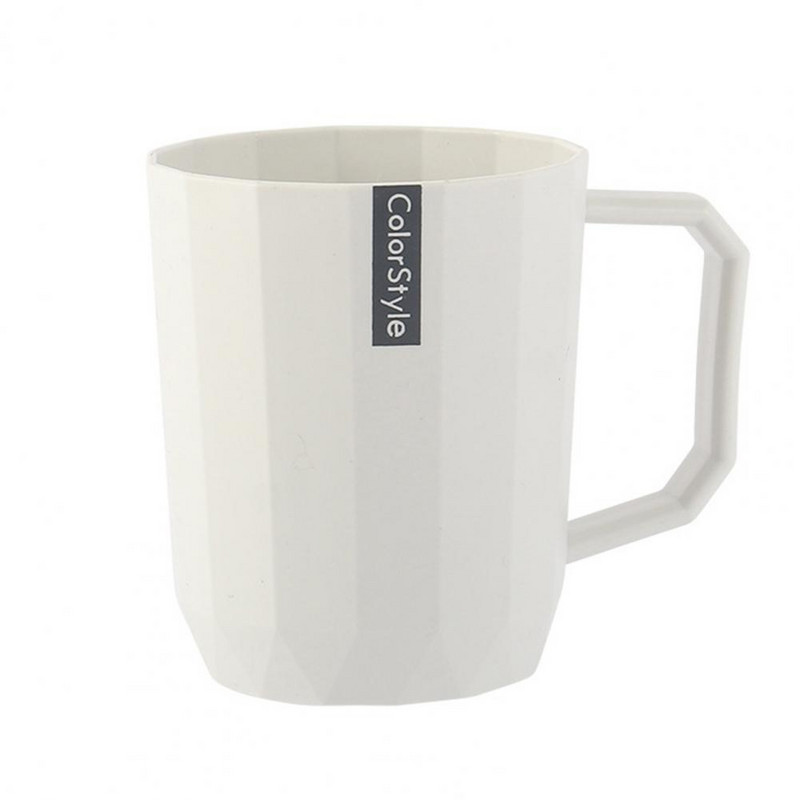 Izturīga zobu birstes krūze Smooth Edge zobu birstes krūze ar rokturi Ūdens uzglabāšanai Liela atverama zobu birste Zobu pastas krūze