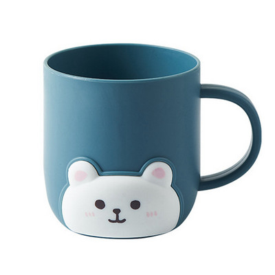 Cartoon Bear suuveetops Vannitoa harjamistass käepidemega Armas plastikust pesutops lastele hambaharjahoidja Külmade jookide tass