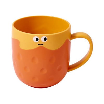 Παιδικά κινούμενα σχέδια Creative Strawberry Mouthwash Cup Φοιτητικός κοιτώνας Πλαστικό Κύπελλο Σπίτι Χαριτωμένο Χρώμα Βούρτσισμα Κύπελλο Καλαμάκι