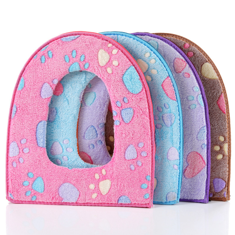 Coral Velvet WC prostirka Dvodijelna topla vodootporna WC daska Naljepnica Univerzalna WC navlaka