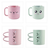 1PC Crtić Slatka čašica četkice za zube Kupaonske čaše Alati za pranje Kućni izraz Šalice za ispiranje usta Šalica za četkicu za zube Šalica za vodu