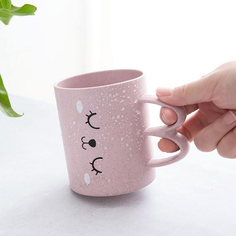 1PC Crtić Slatka čašica četkice za zube Kupaonske čaše Alati za pranje Kućni izraz Šalice za ispiranje usta Šalica za četkicu za zube Šalica za vodu