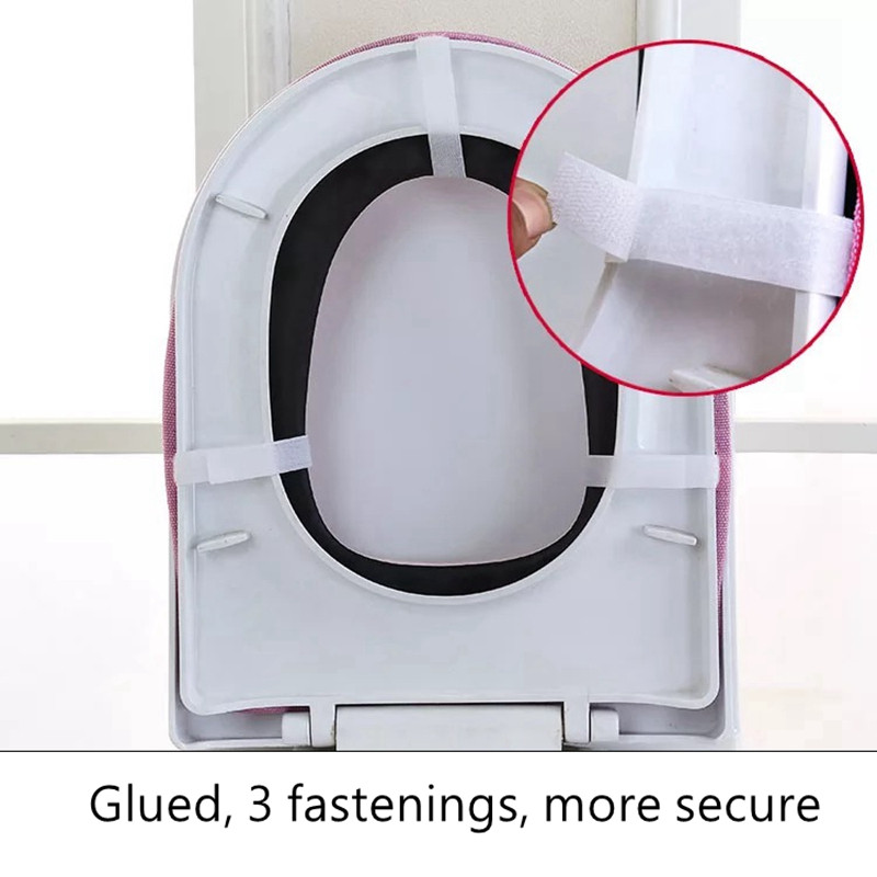 Univerzalna navlaka za WC sjedalo Thickend WC prostirka Zimski WC jastuk od koraljnog flisa Closestool WC prostirka Poklopac poklopca Pristup kupaonici