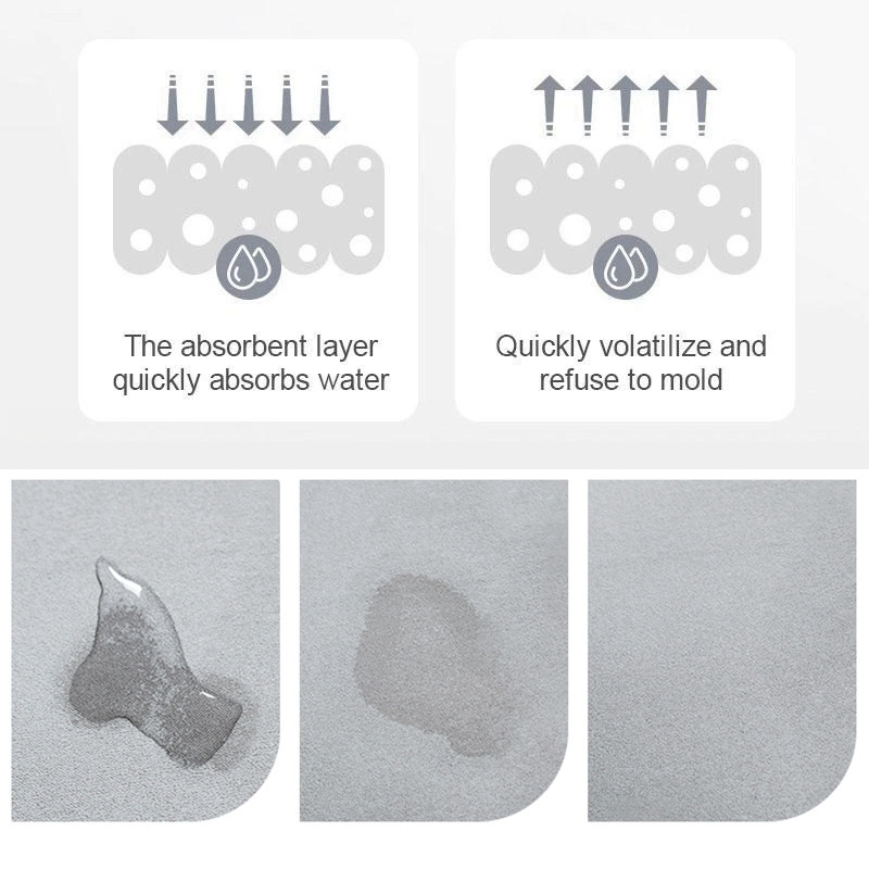 Itin sugeriantis vonios kilimėlis, greitai džiūstantis vonios kilimėlis, alyvai atsparus virtuvės kilimas neslystantis vonios kilimėlis коврик для ванной